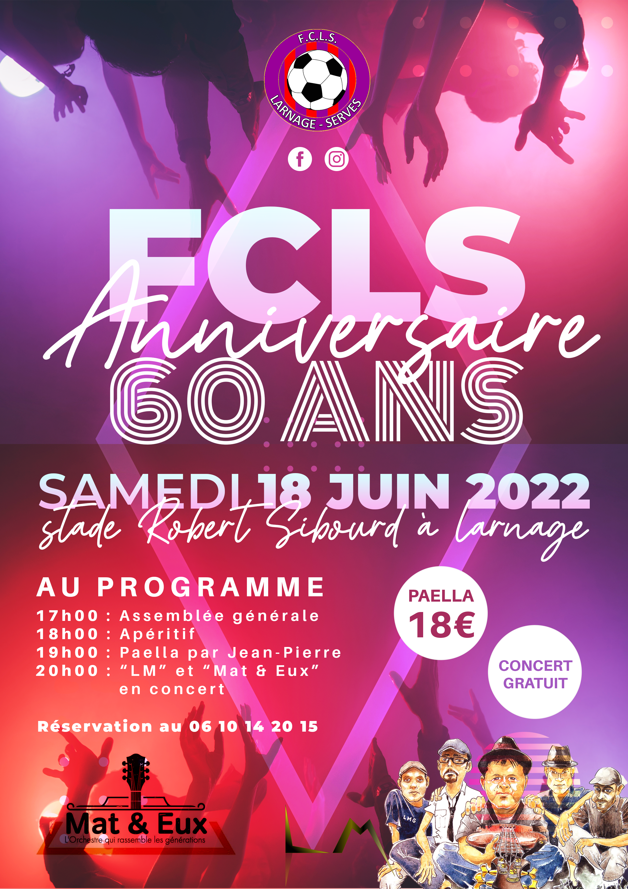 Les 60 ans du FCLS