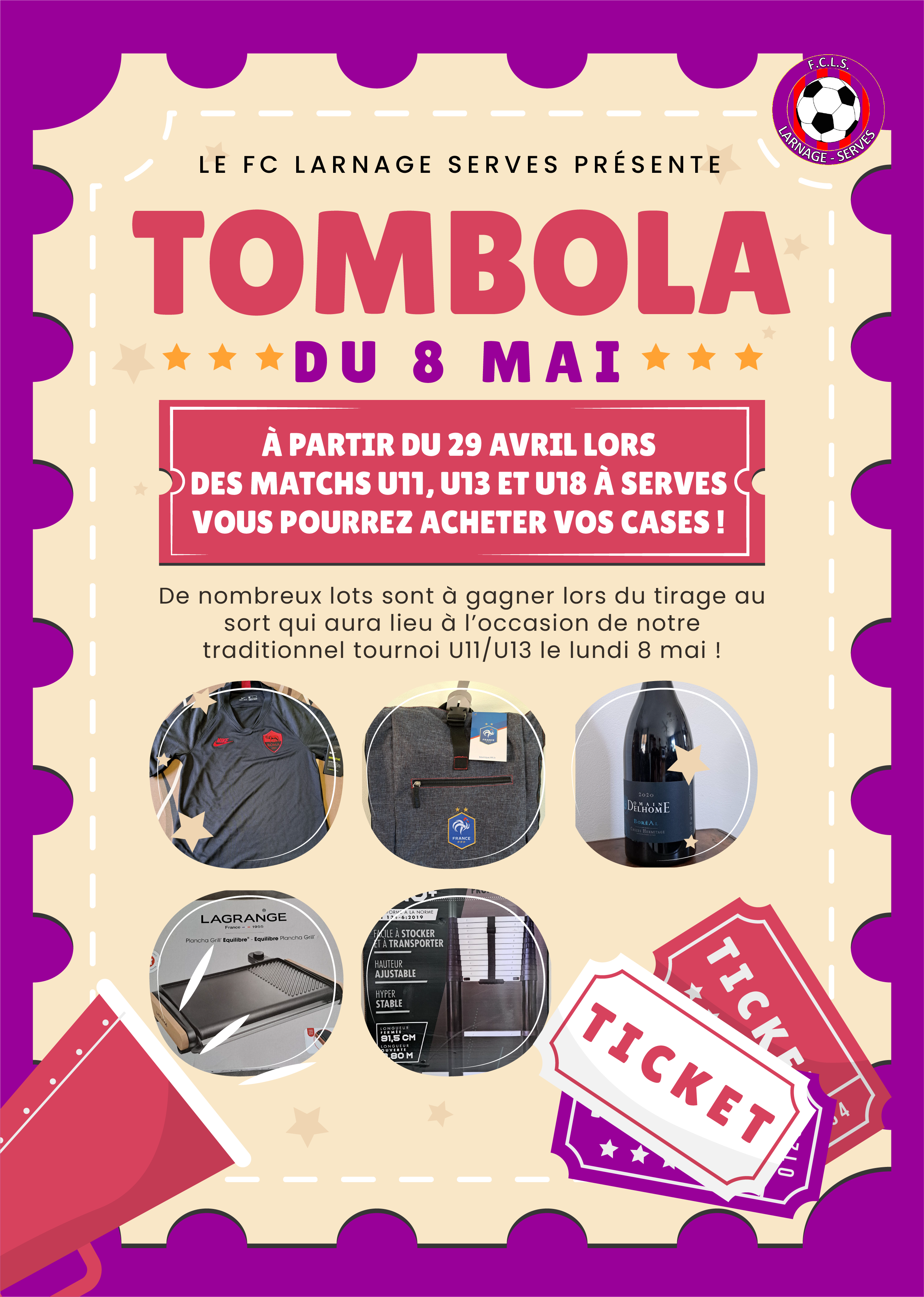 Tombola du 8 mai